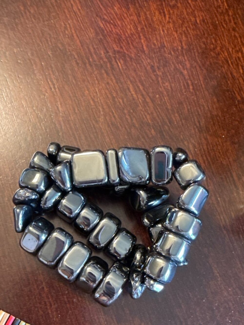 Hematite magnetic Tumbled Stones